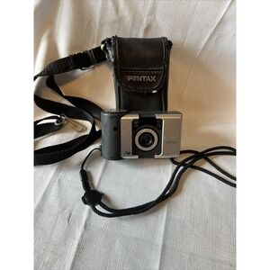 Pentax Efina PQI-IX Point & Shoot APS Film Camera with case, NOT TESTED